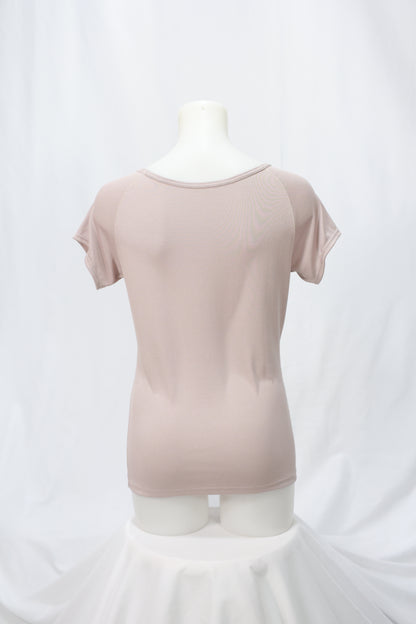 猛暑対策インナープットンドライ登山用肌着の技術から生まれた特殊メッシュ使用！フレンチスリーブ半袖インナー＜M-3L 展開＞